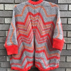 NWT! LOFT Bright Chevron Striped Sweater